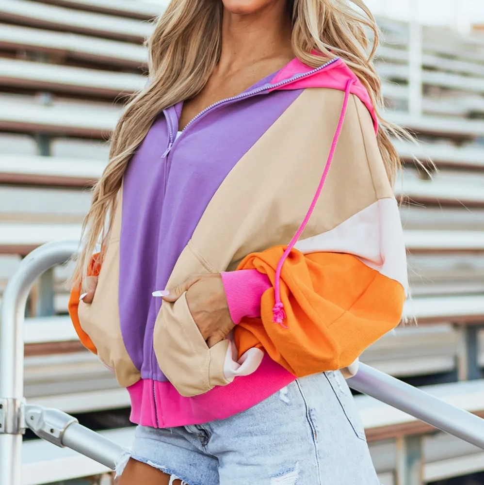 Madison Color Clash Hoodie - Picture 6 of 8